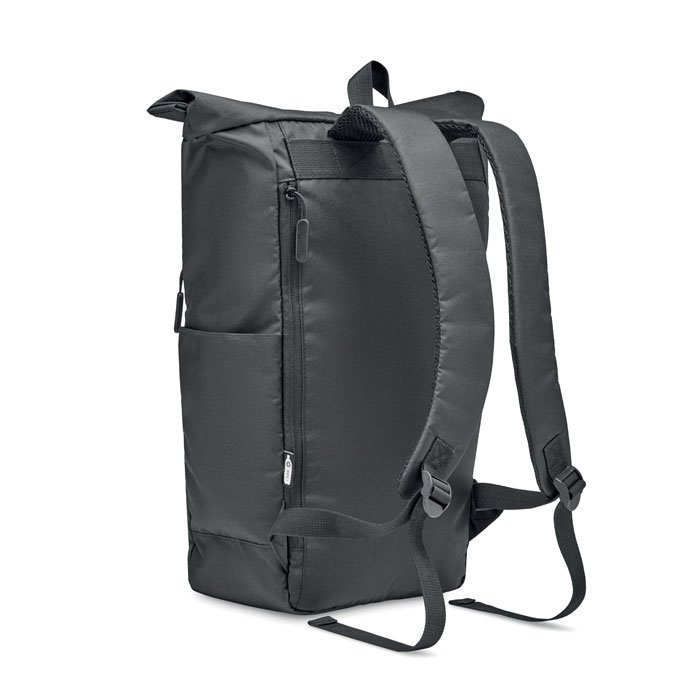 300D RPET rolltop backpack - Image 3